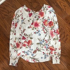Loft Petite Long Sleeve Blouse (XXSP)